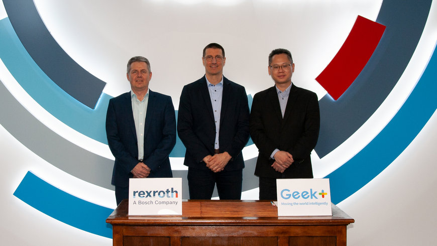 Bosch Rexroth und Geek+ schließen Robotics-Kooperation